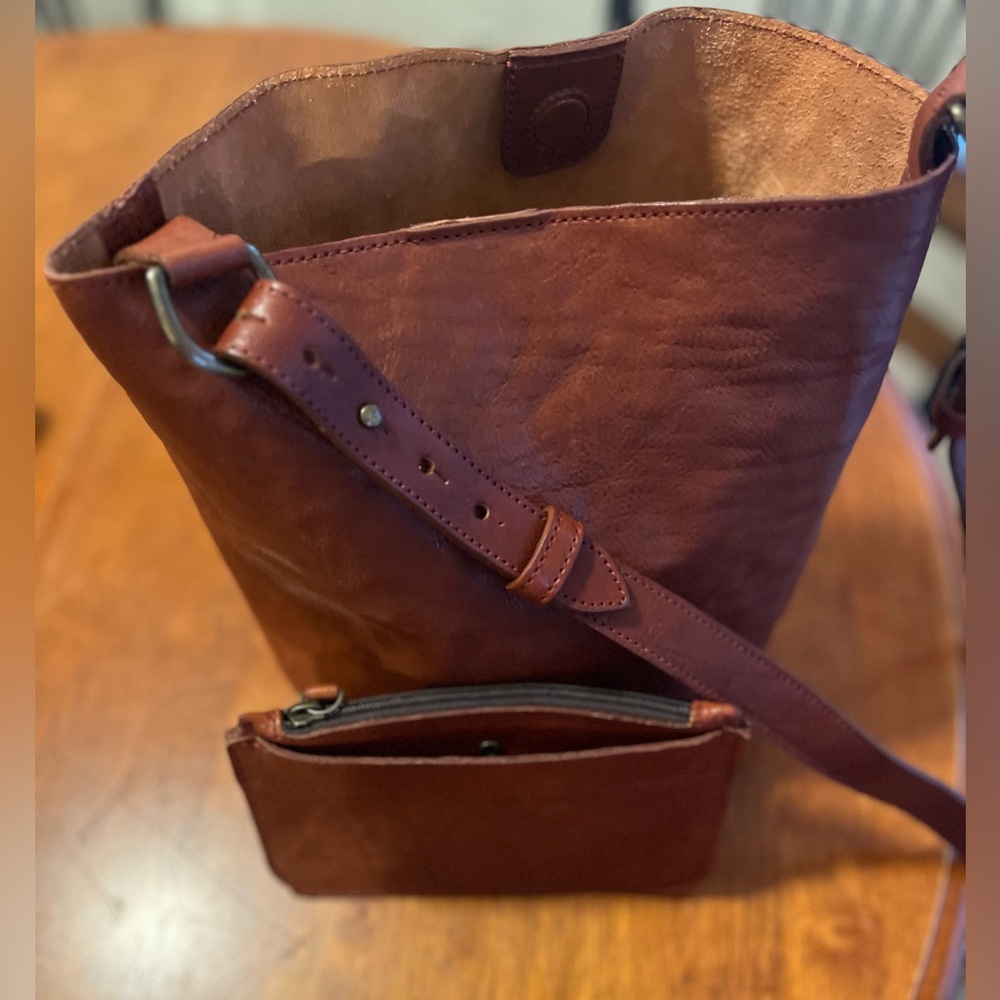 Moore & Giles Easton tote bag with Zipper Envelope Pouch - Picture 9 of 15